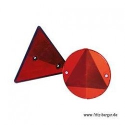 Red triangle reflector 2